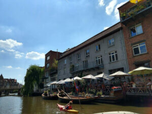 De Leie aan Oudburg De Leie aan Oudburg